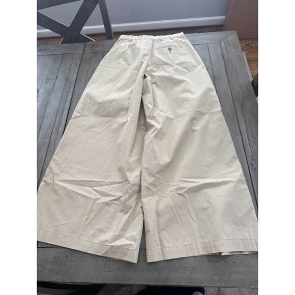 NWT Gap × DÔEN High Rise Wide Leg iconic Khaki Trousers Pants Size 00 - Picture 5 of 5